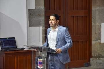 La presentación del Plan de Reactivación Económica y Social de Telde tuvo lugar este lunes en la ermita de San Pedro Mártir (Foto Francisco Javier Santana)